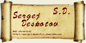 Sergej Despotov vizit kartica